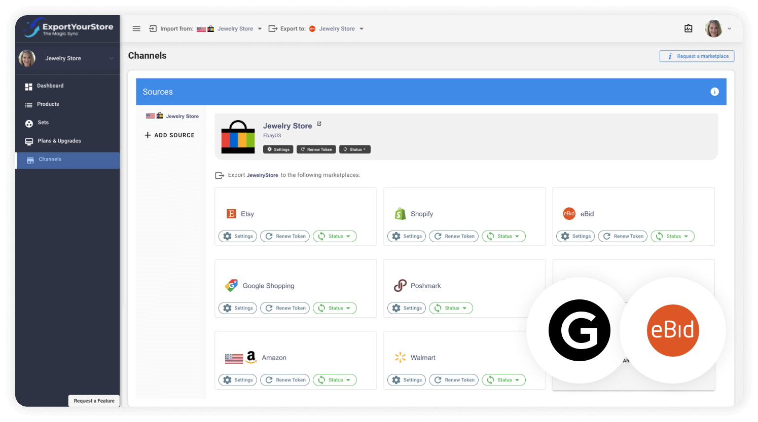 sell Grailed products on eBid