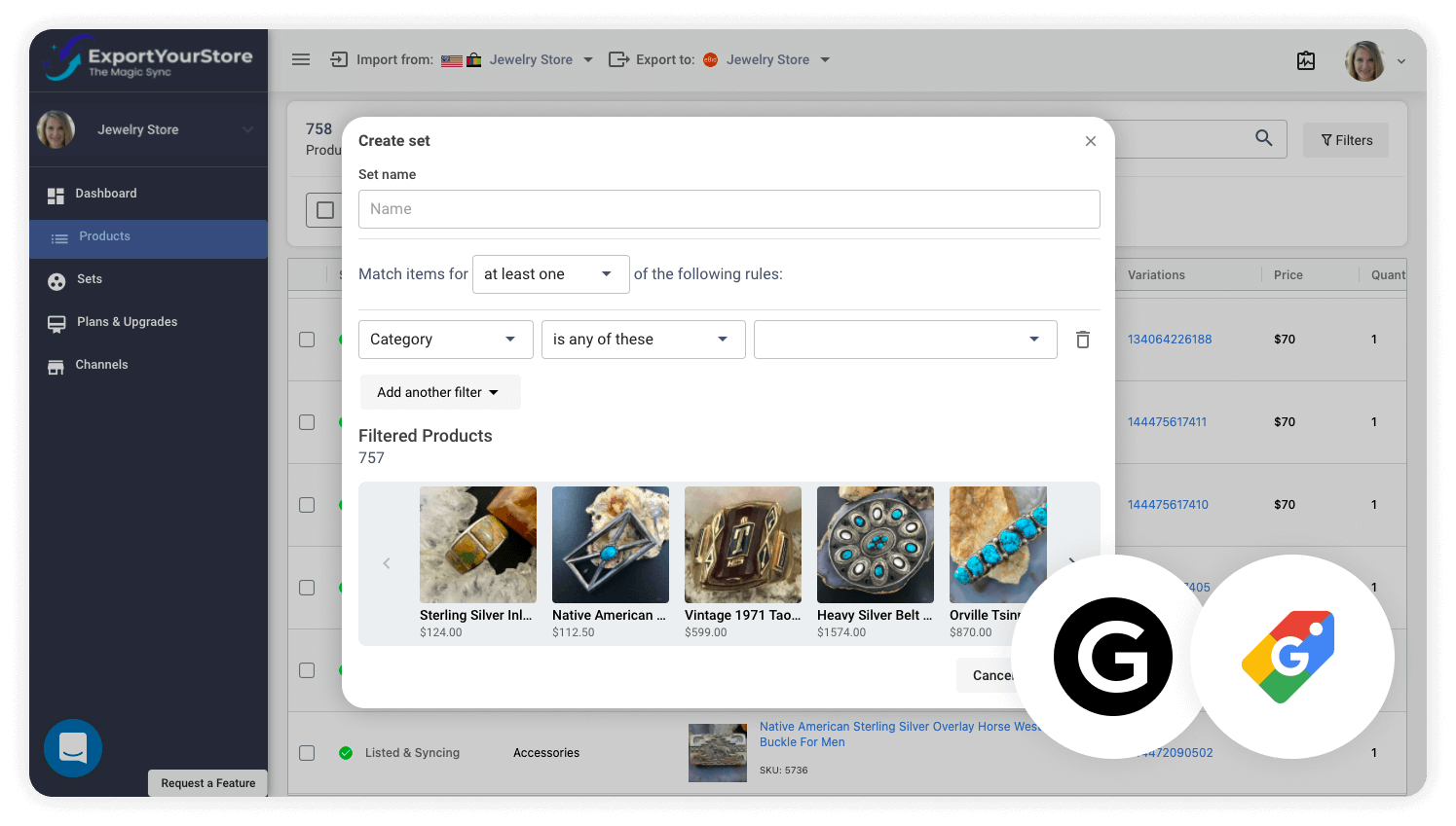 Sync Grailed to Google Shopping & Integrate Your Sales Channels