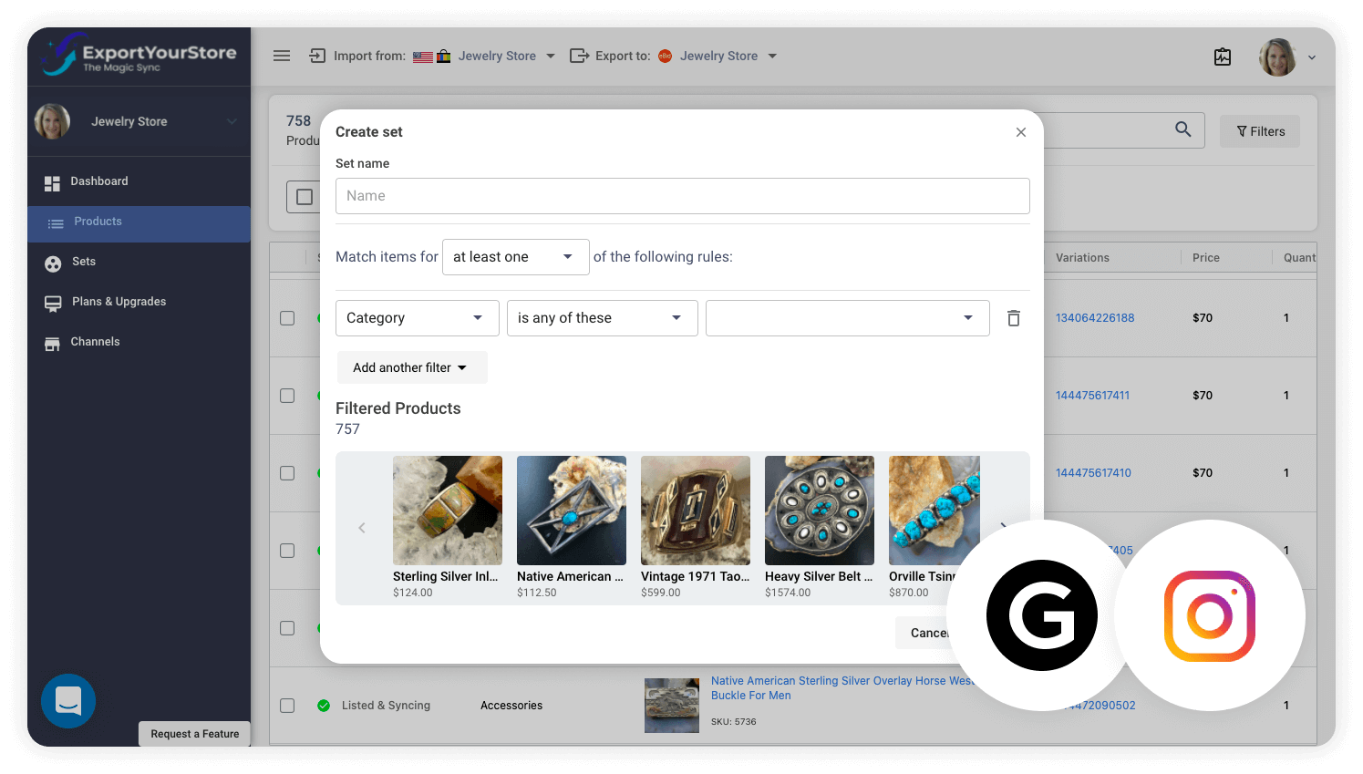 Cross-List from Grailed to Instagram & Integrate Your Stores