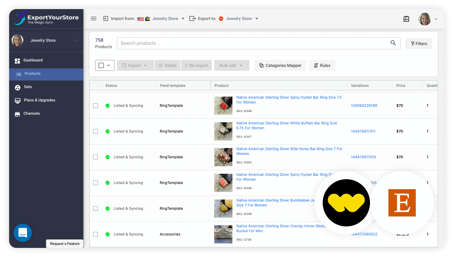 sell Whatnot products on Etsy
