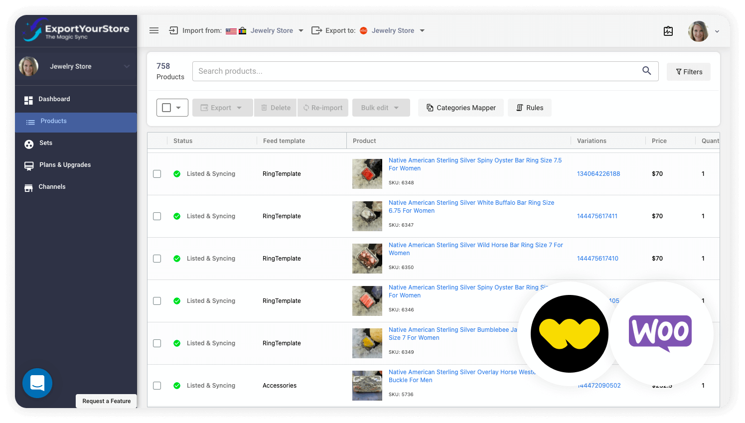 sell Whatnot products on WooCommerce