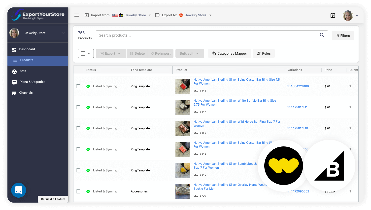 sell Whatnot products on BigCommerce