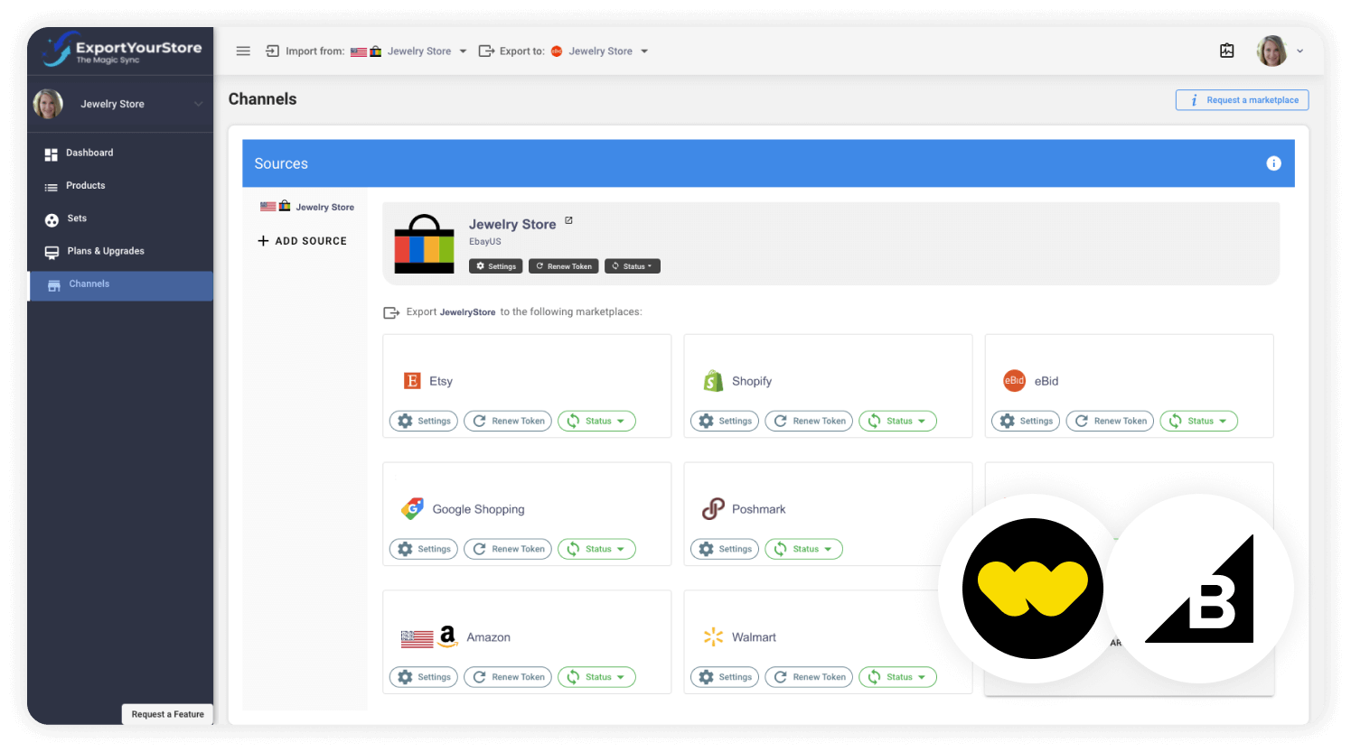 sell Whatnot products on BigCommerce