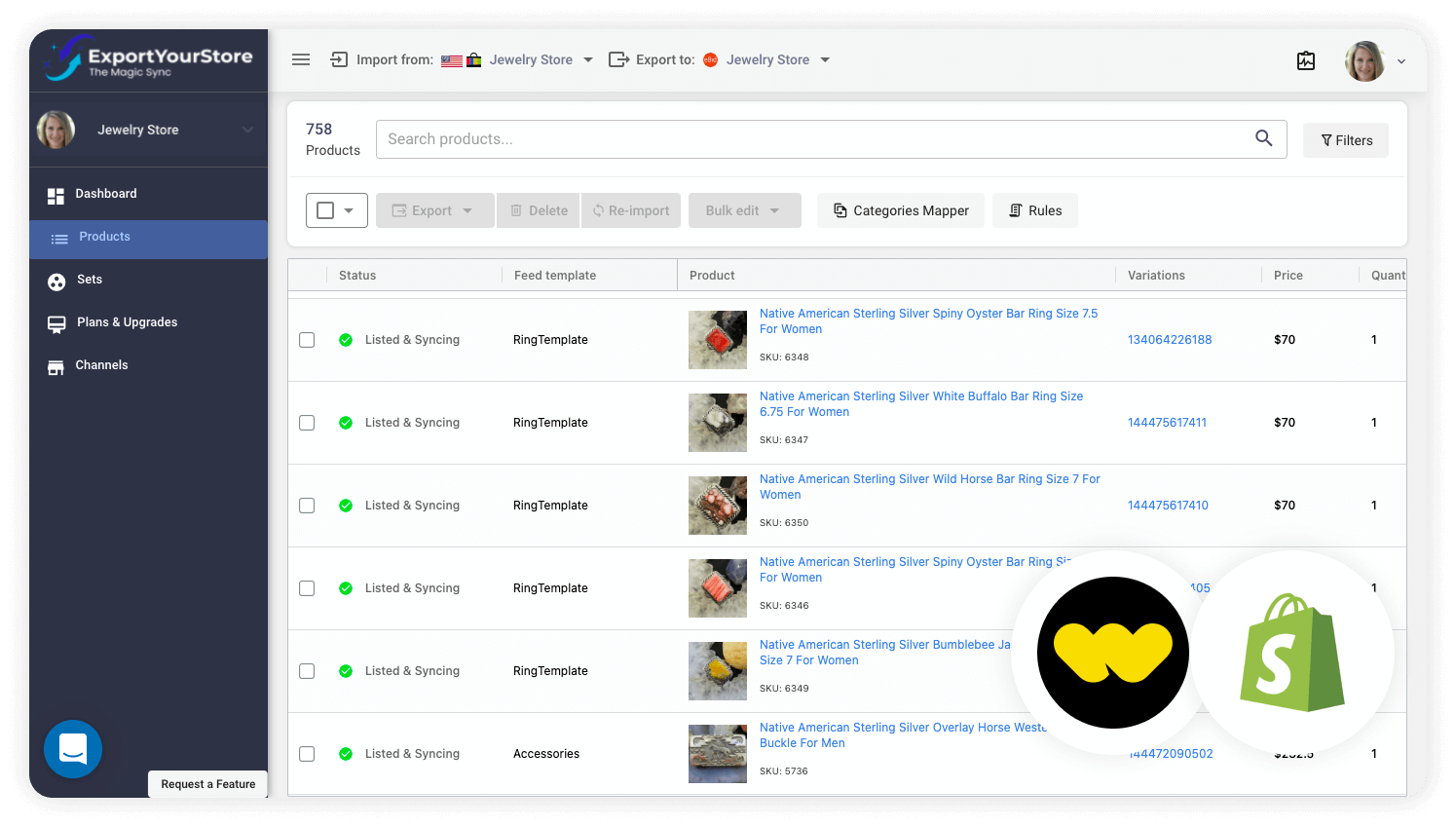 sell Whatnot products on Shopify