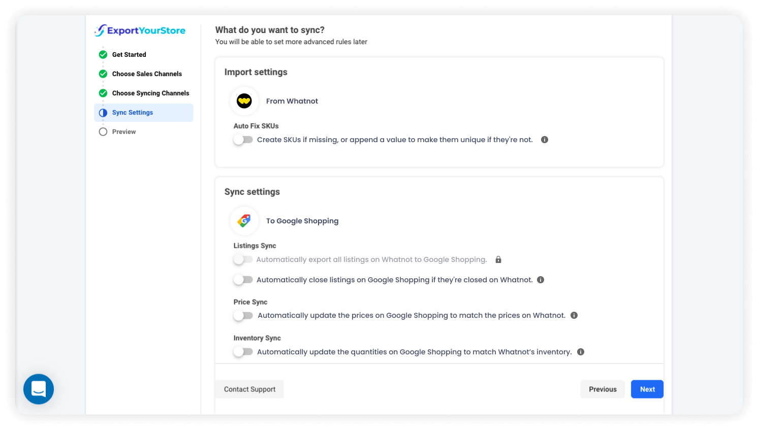 sell Whatnot products on Google Shopping