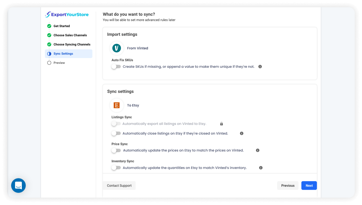 sell Vinted products on Etsy