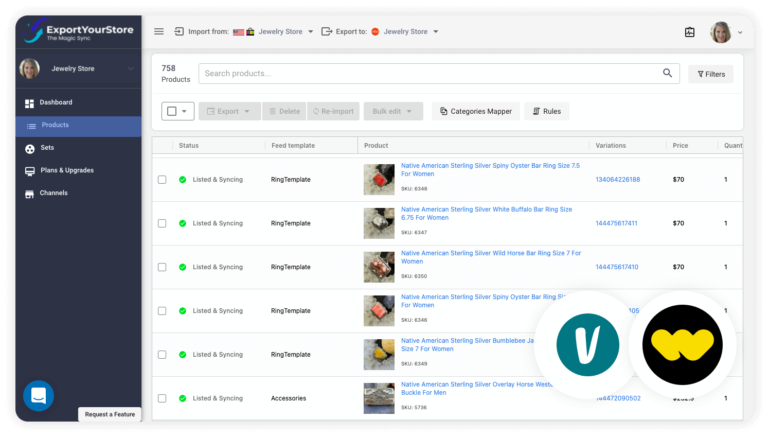 sell Vinted products on WhatNot