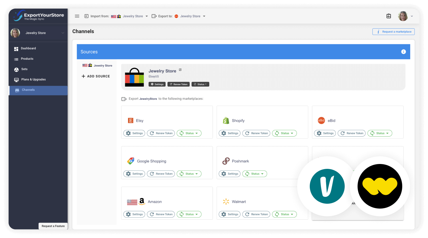 sell Vinted products on WhatNot