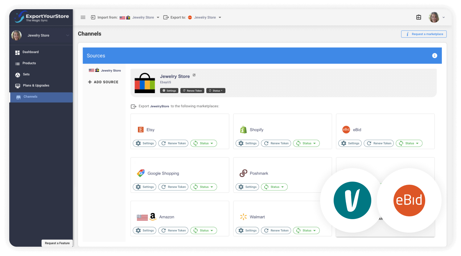 sell Vinted products on eBid