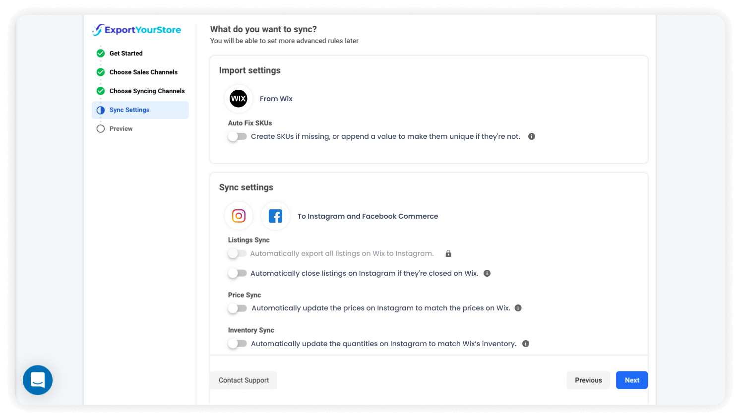 sell Wix products on Instagram