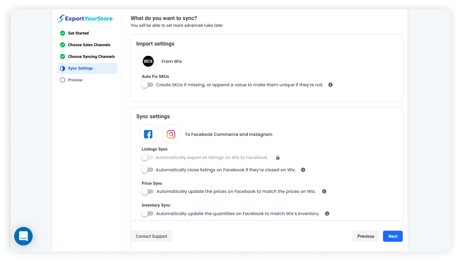sell Wix products on Facebook
