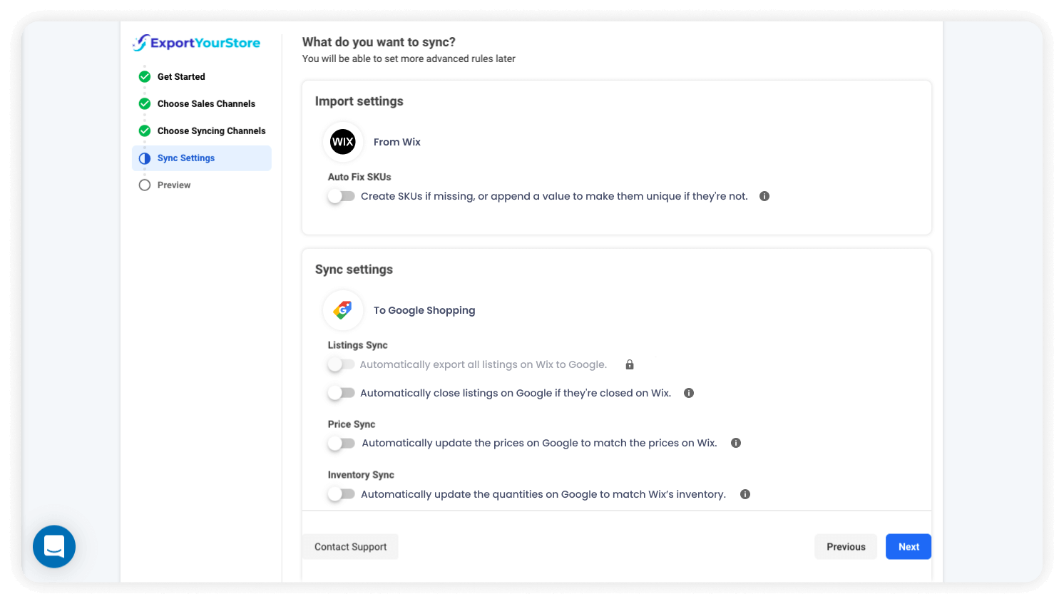 sell Wix products on Google Shopping