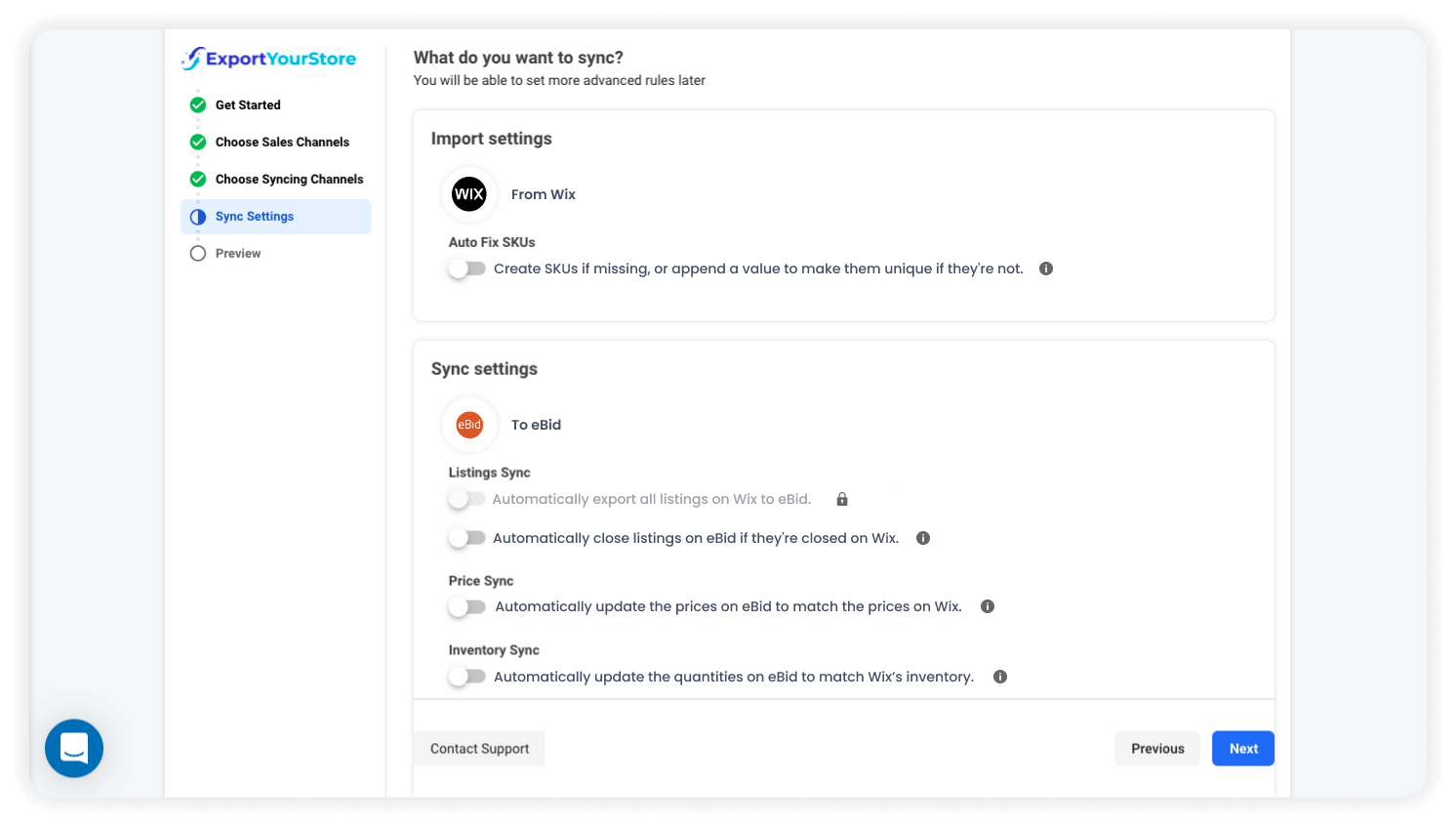 sell Wix products on eBid