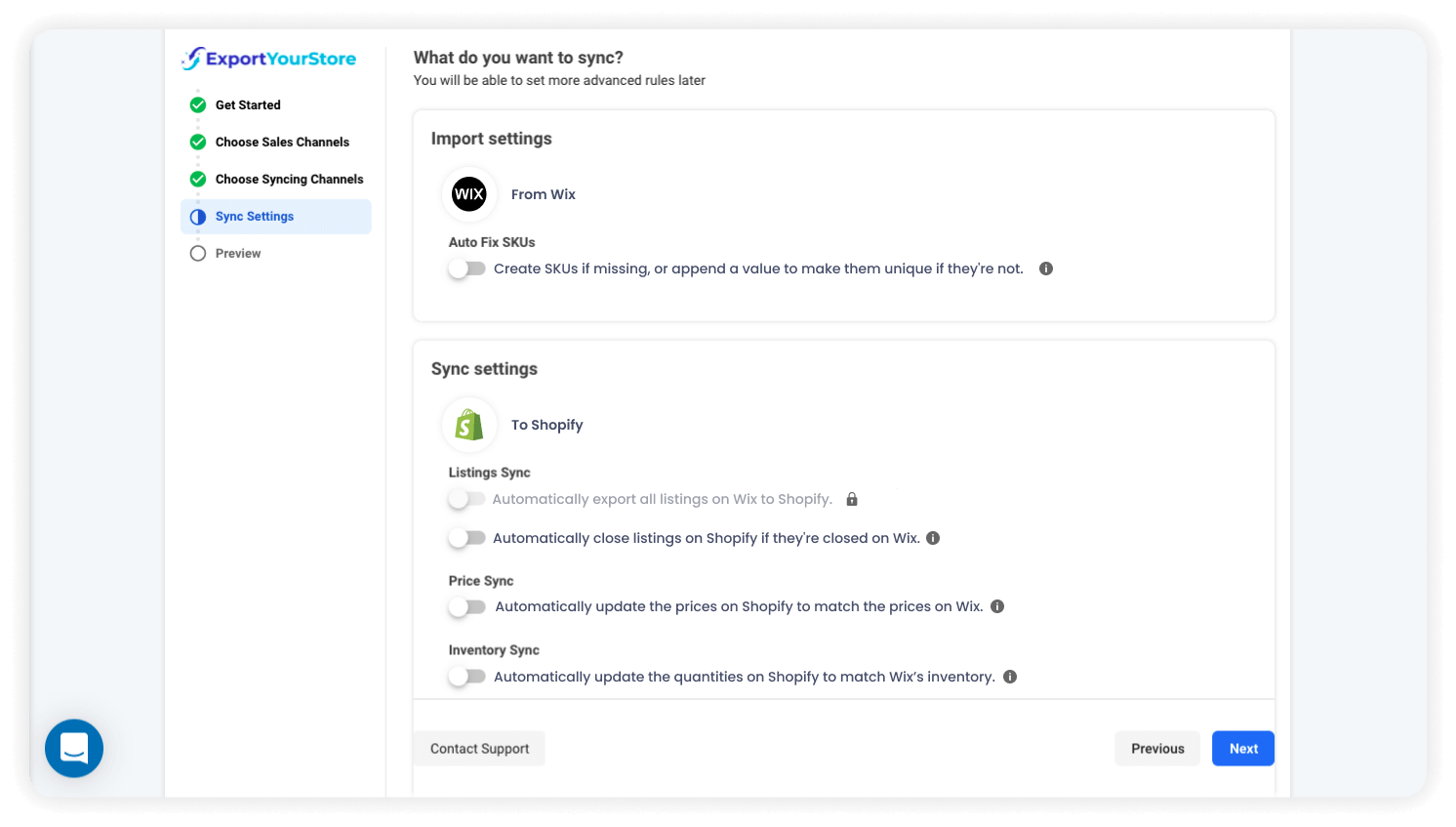 sell Wix products on Shopify