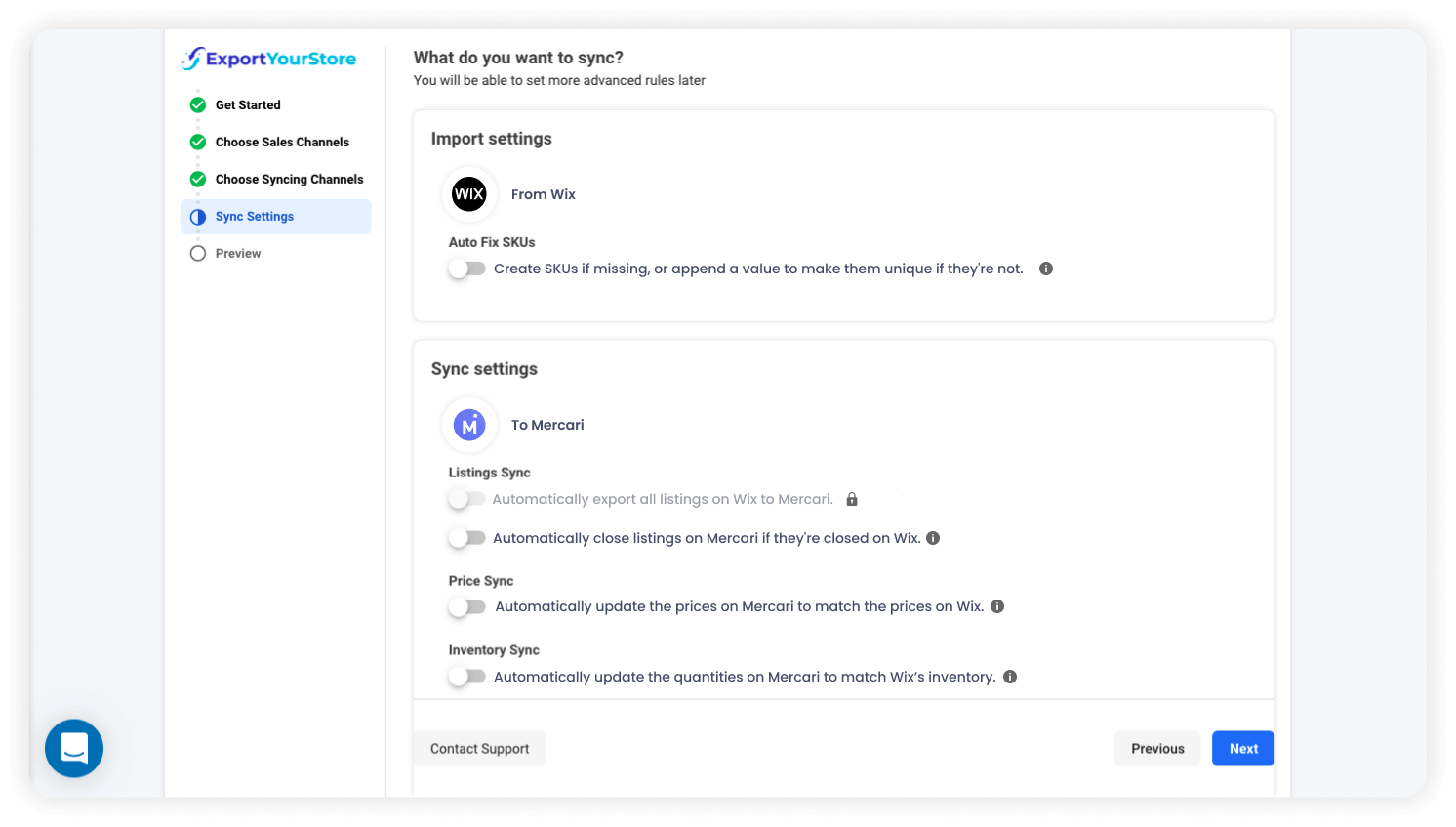 sell Wix products on Mercari