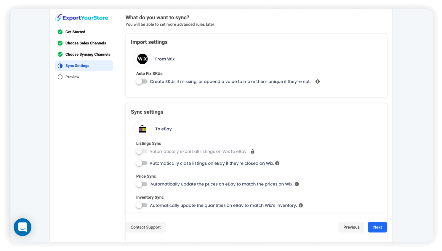 sell Wix products on eBay