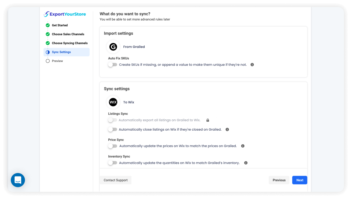 sell Grailed products on Wix