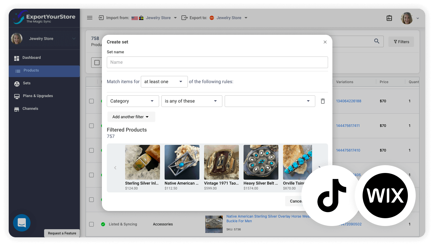 Integrate TikTok with Wix & Cross-List Your Products