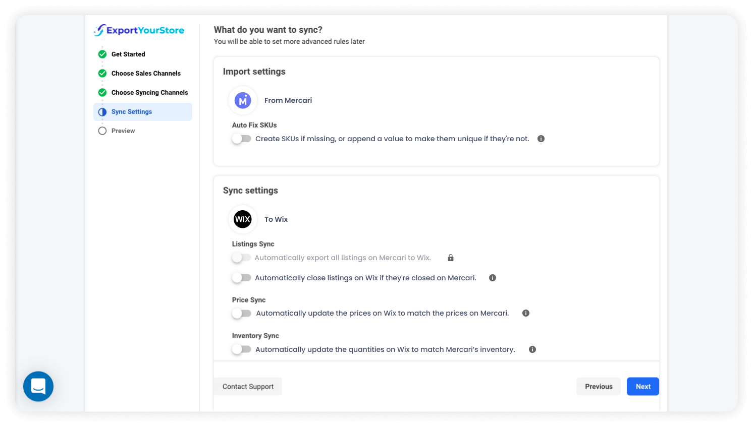 sell Mercari products on Wix