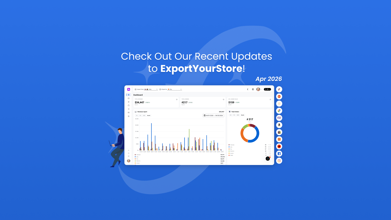 Apr 2026: Vestiaire Collective, Faster Order Sync, and Smarter AI Exports