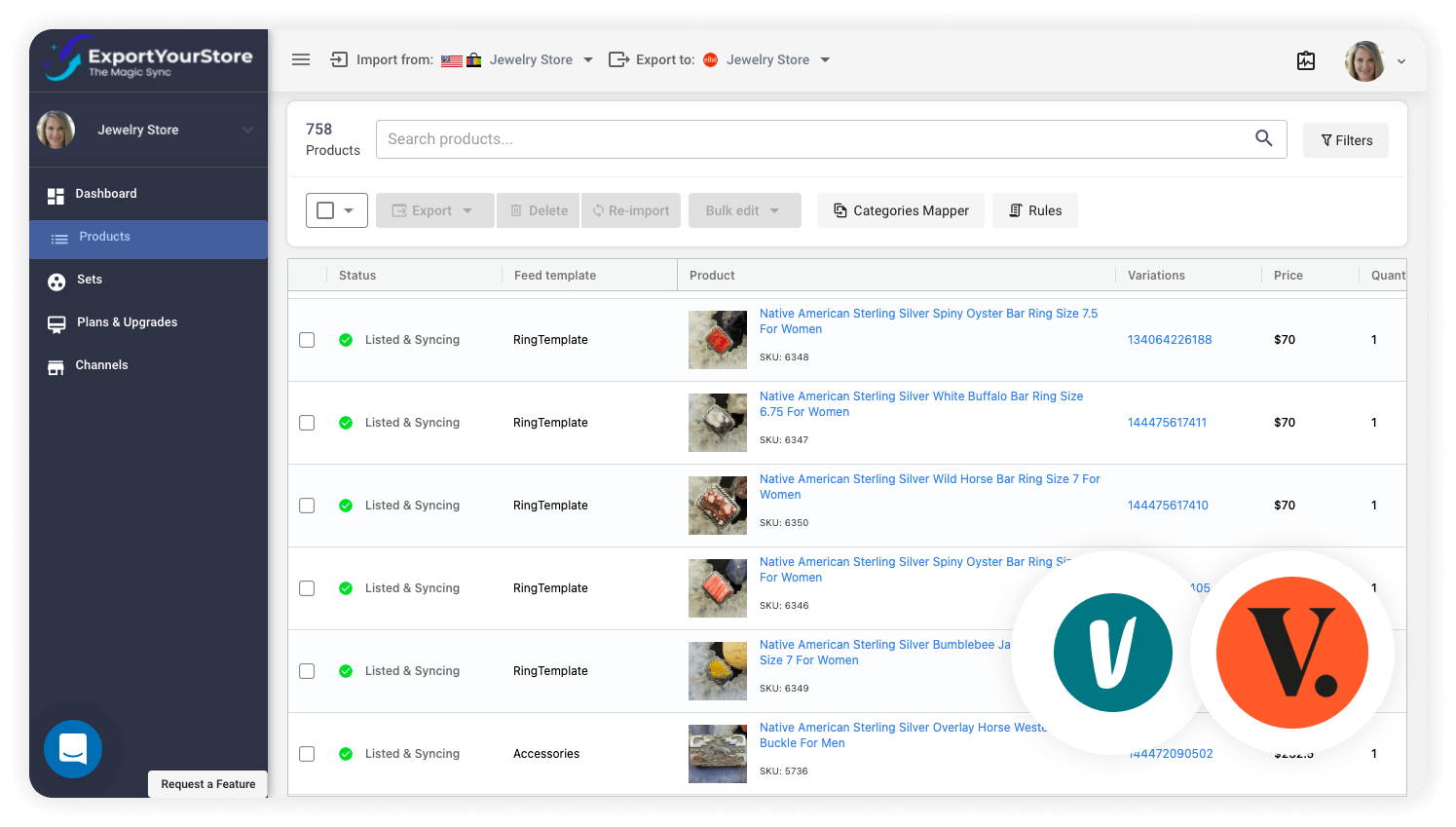 sell Vinted products on Vestiaire Collective