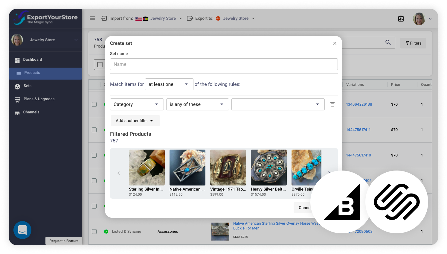 Integrate BigCommerce with Squarespace & Cross-List Your Products