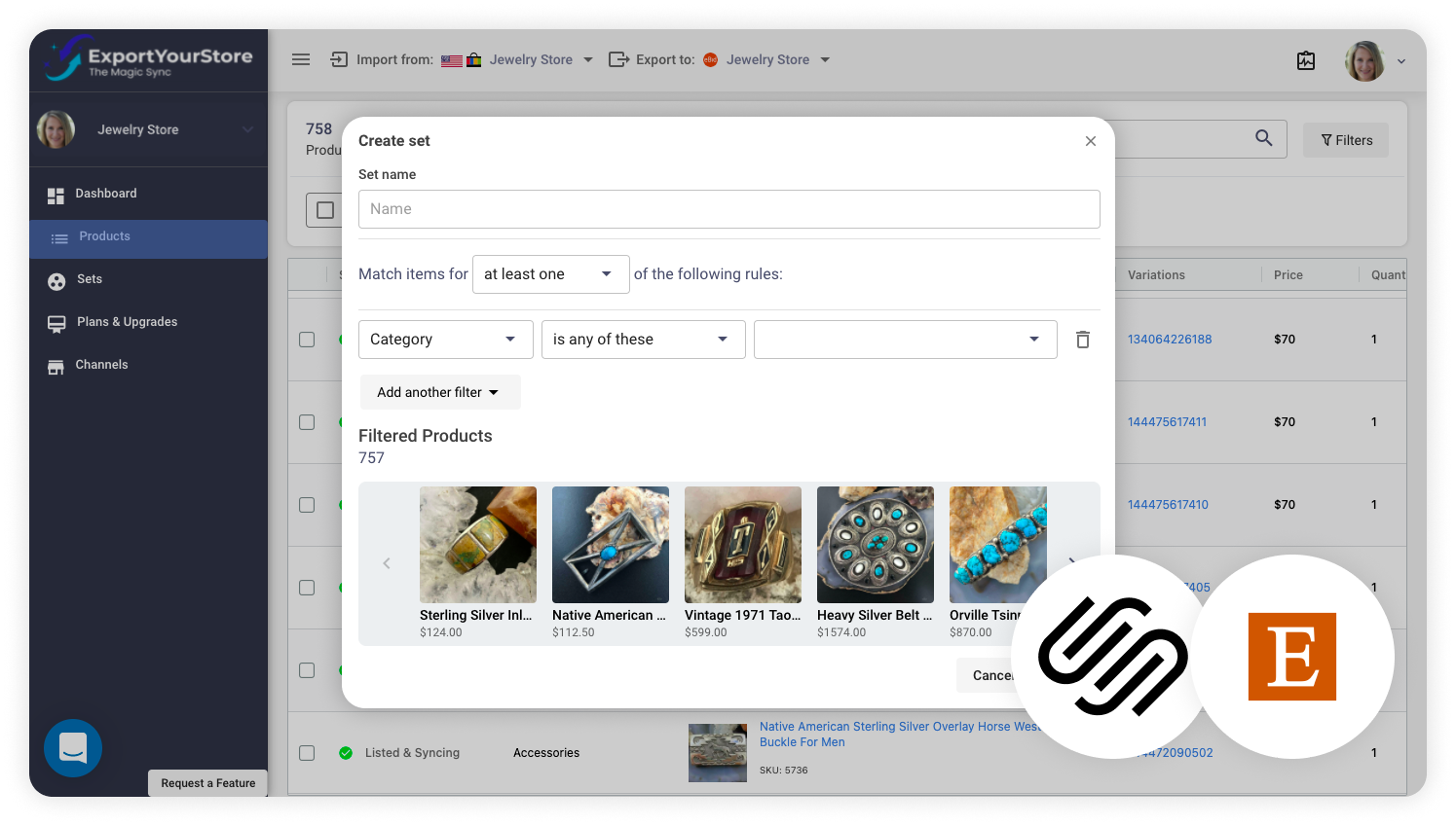 Cross-List from Squarespace to Etsy & Integrate Your Stores
