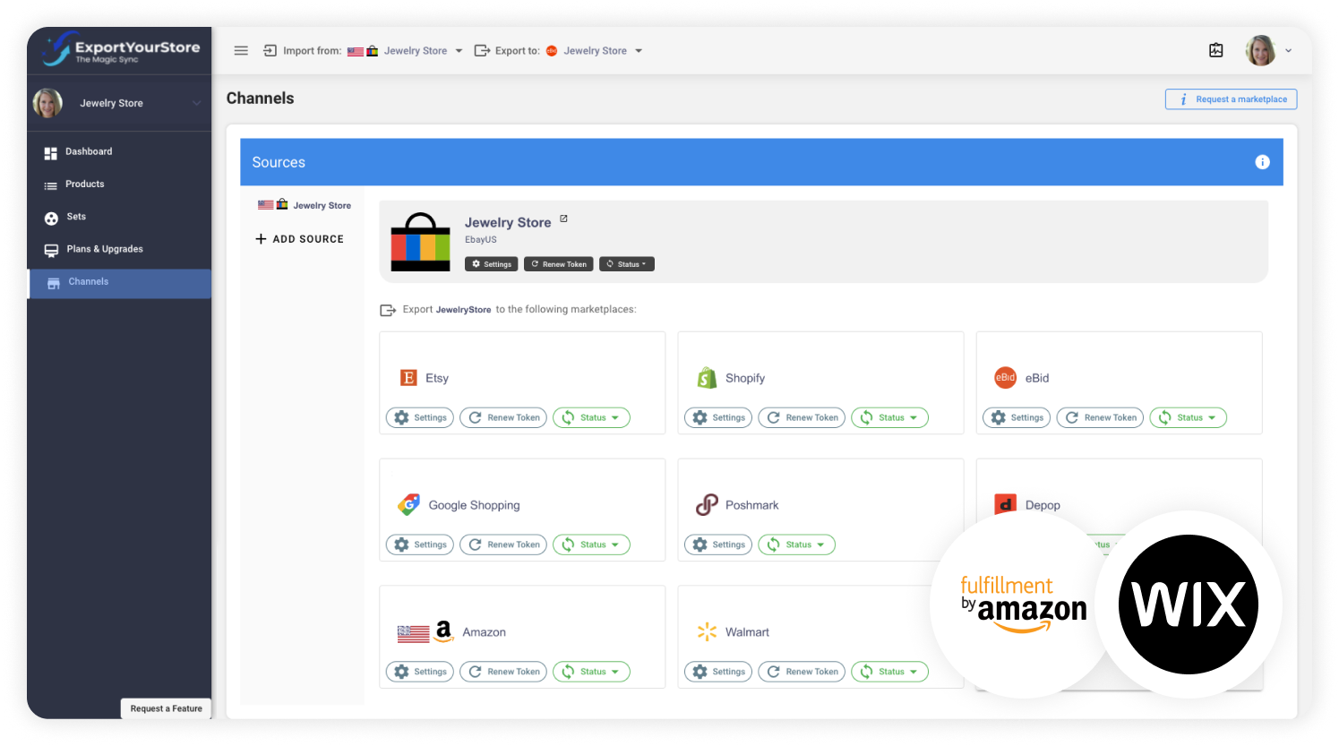 Sell FBA products on multichannel