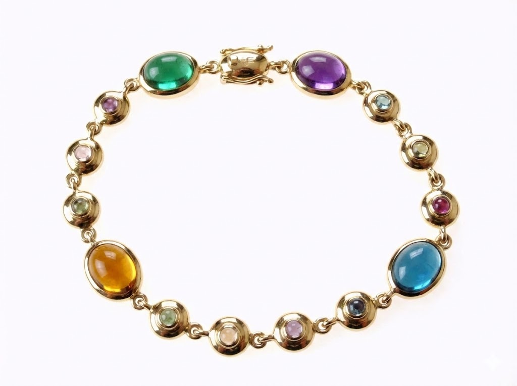 Multicolor Armband Cabochon