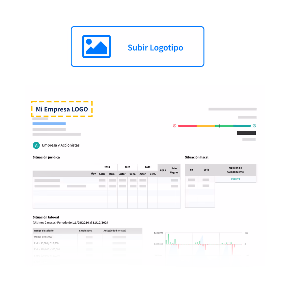 Reportes con el logotipo de tu empresa