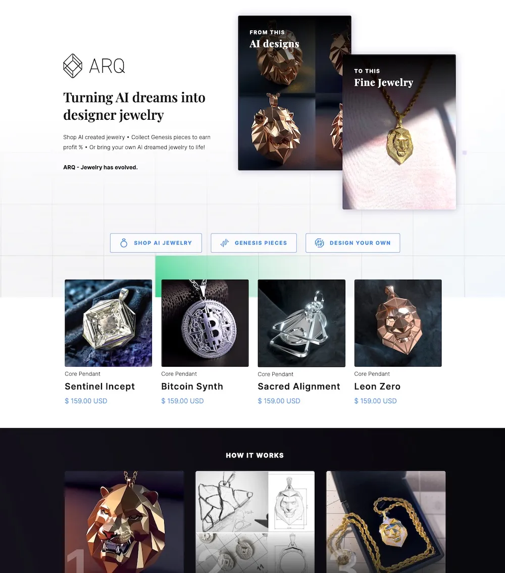 Custom - ARQx AI. The next evolution in jewelry