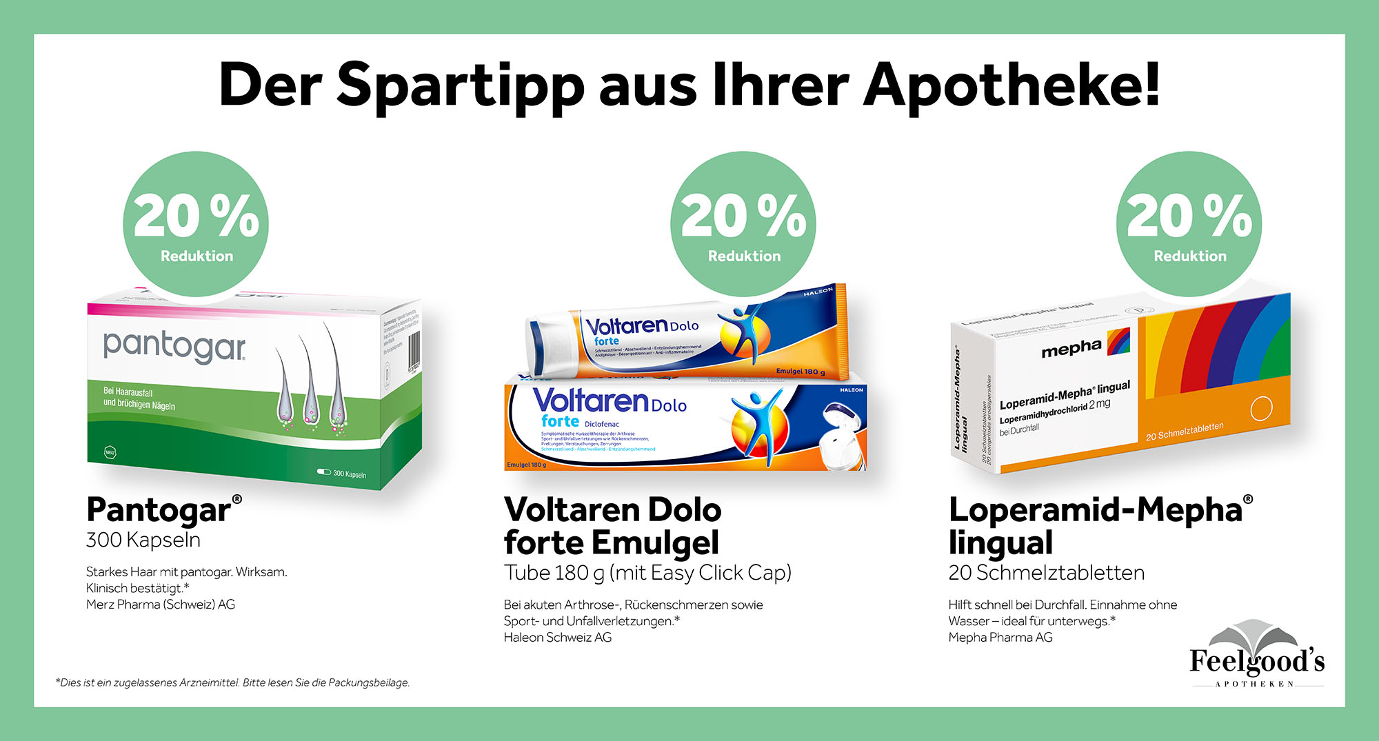 Der Spartipp aus Ihrer Apotheke