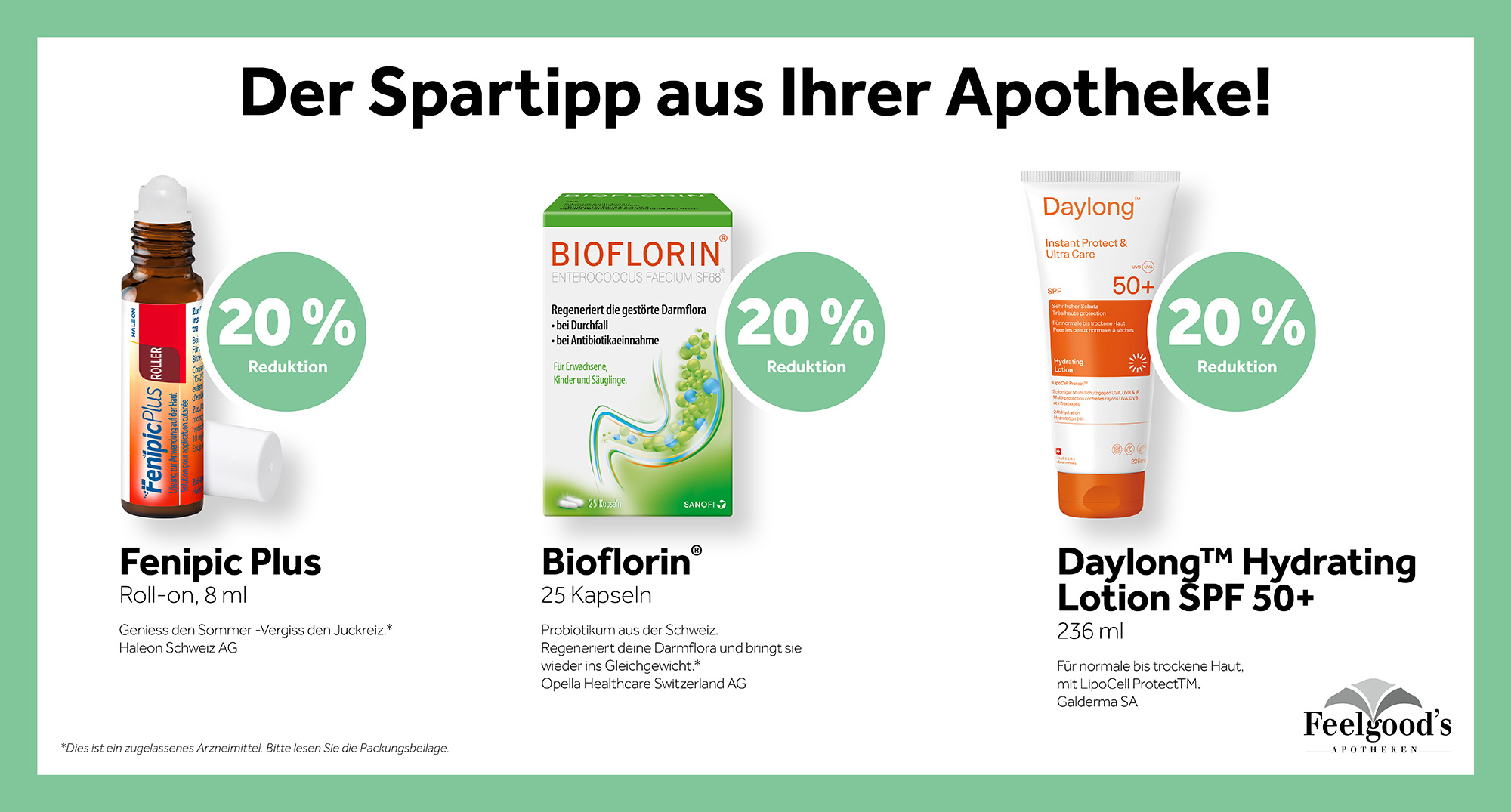 Der Spartipp aus Ihrer Apotheke