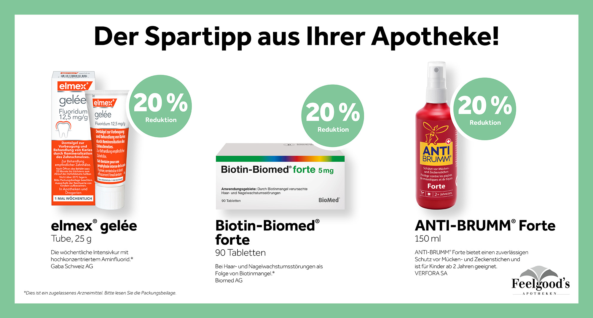 Der Spartipp aus Ihrer Apotheke