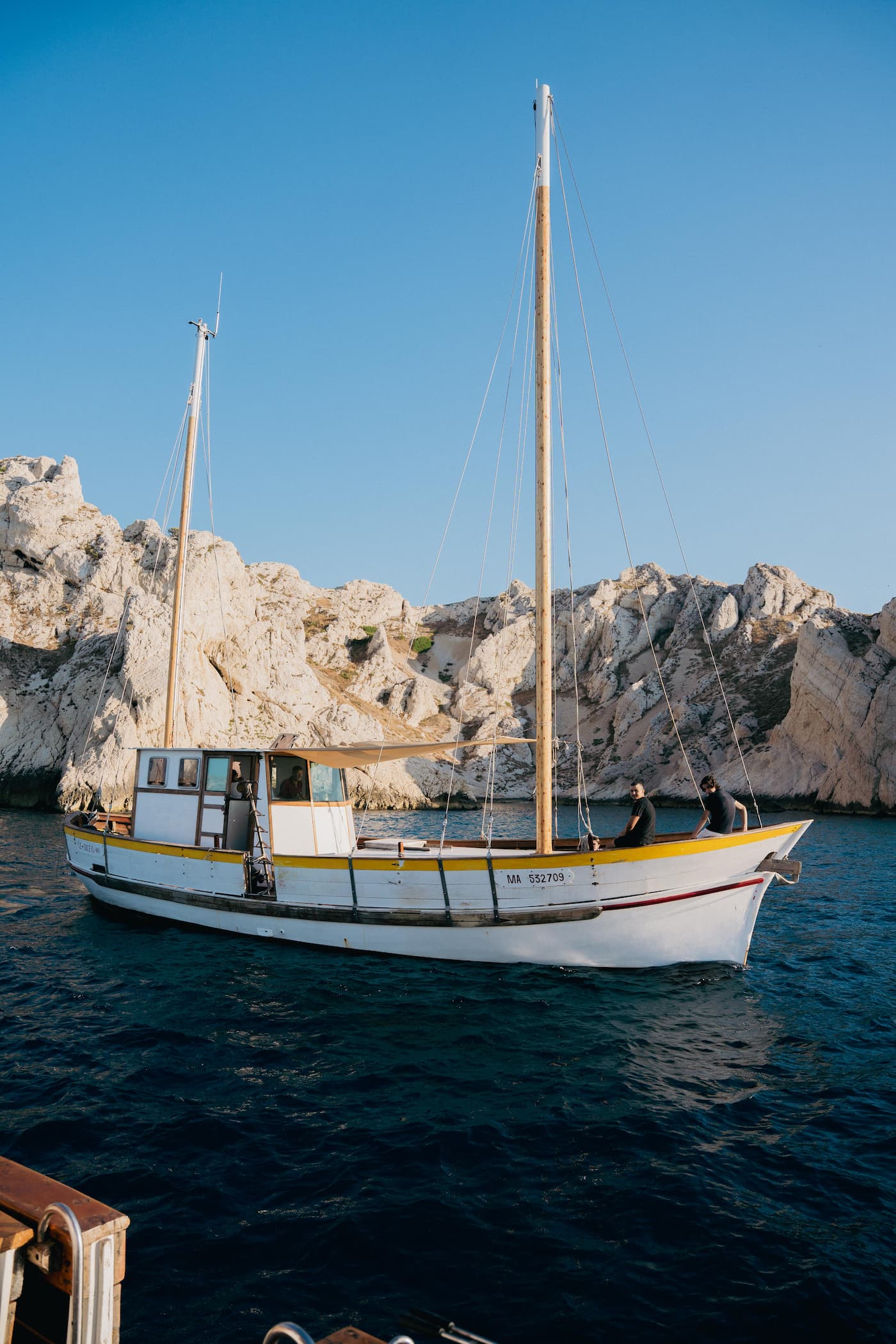 bateau en bois sortie mer marseille seminaire entreprise sunshine
