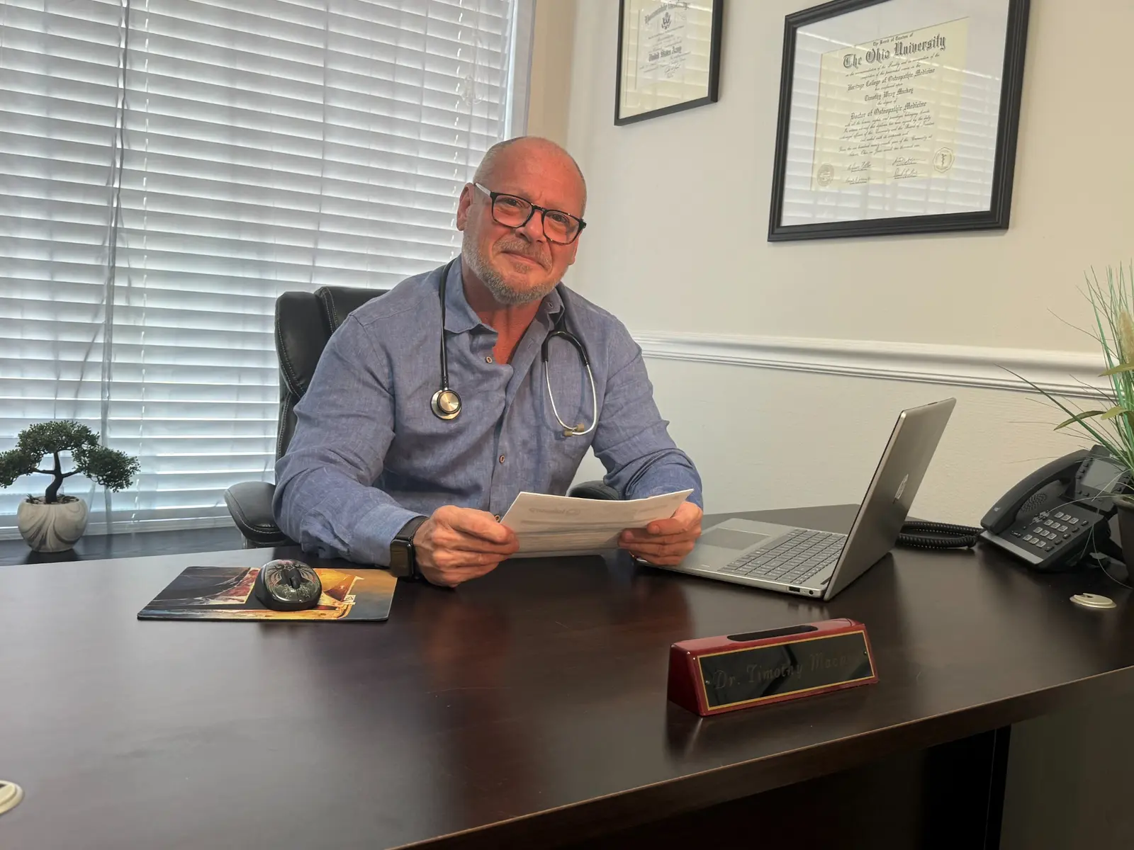 Timothy Mackey, D.O., answering common questions men ask before starting TRT