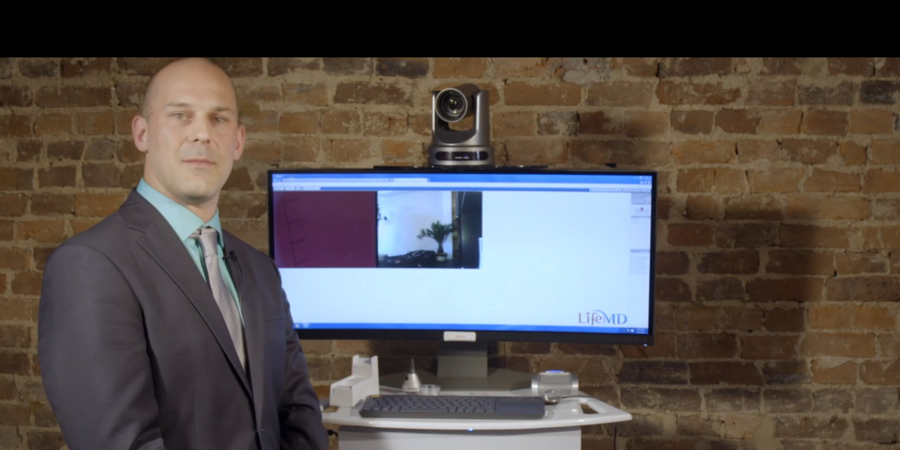 Tim Bruce working in early telemedicine before founding NovaGenix