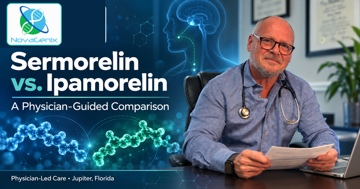 Sermorelin vs Ipamorelin: Different Receptors, Same FDA Status