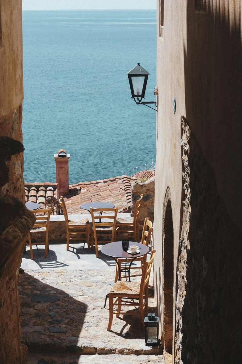 Restaurants i comerços al nucli antic de L'Escala