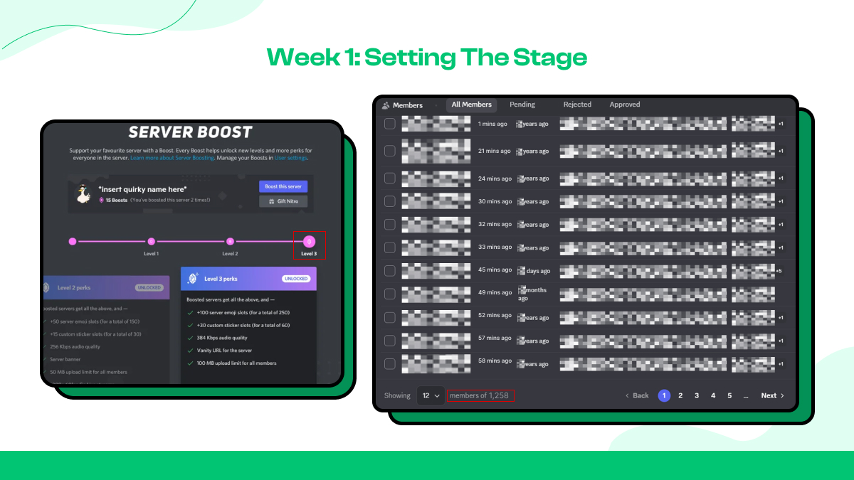 Woche 1: Die Bühne bereiten