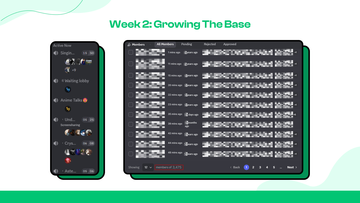 Woche 2: Die Basis vergrößern