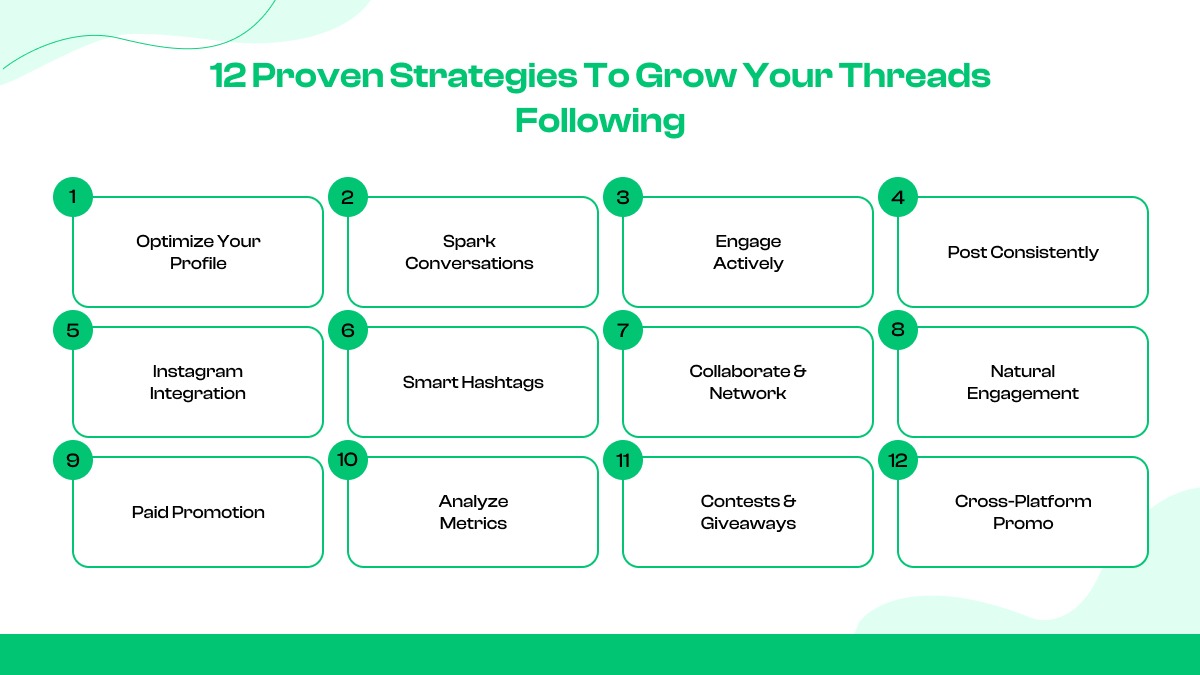 Principal lição: como obter seguidores de tópicos em 12 etapas