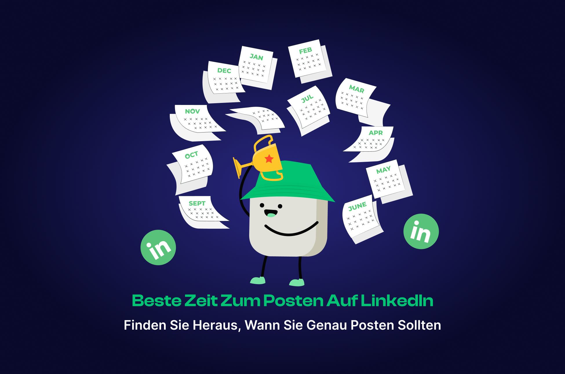 Beste Zeit zum Posten auf LinkedIn