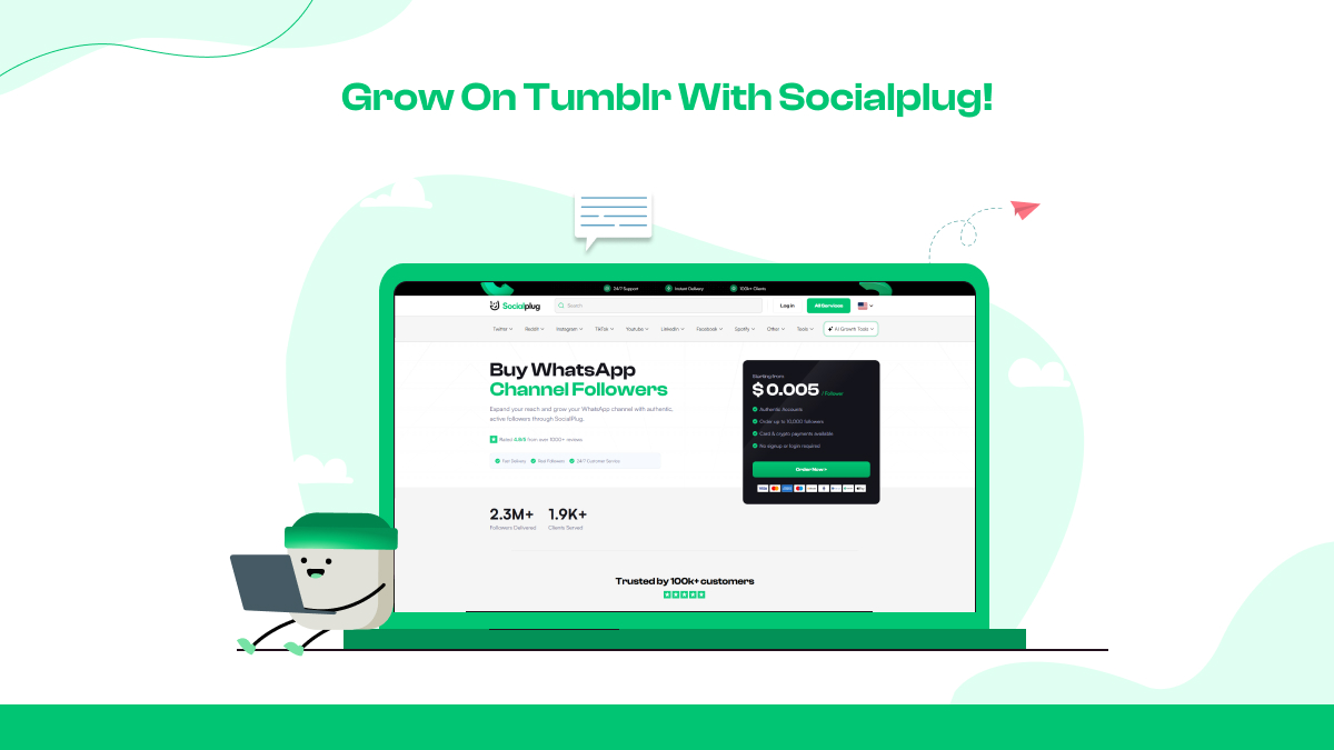 Grow on Tumblr With Socialplug!