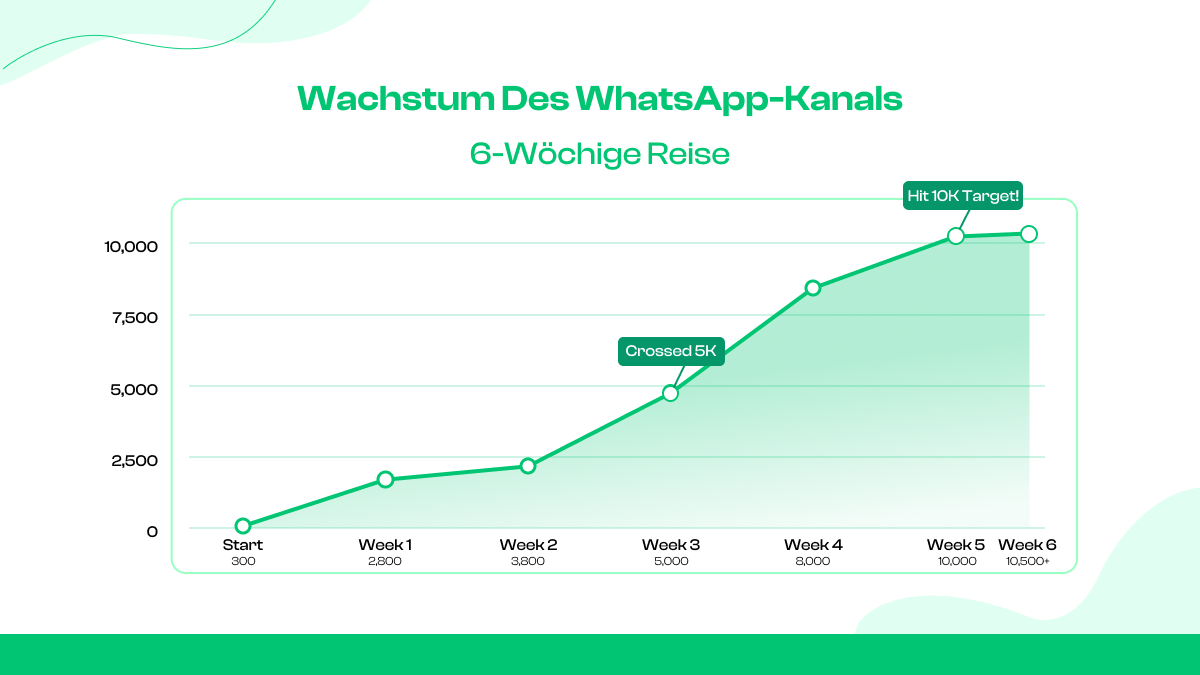Wachstum des WhatsApp-Kanals