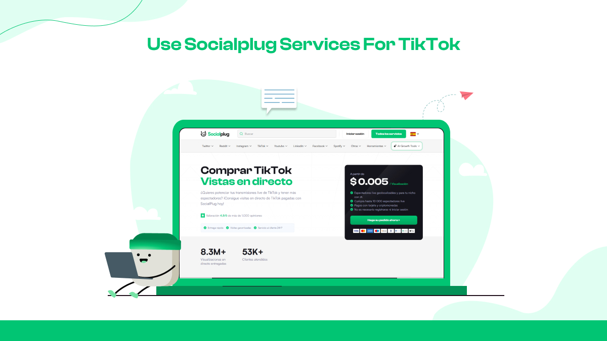 Use Socialplug Services for TikTok