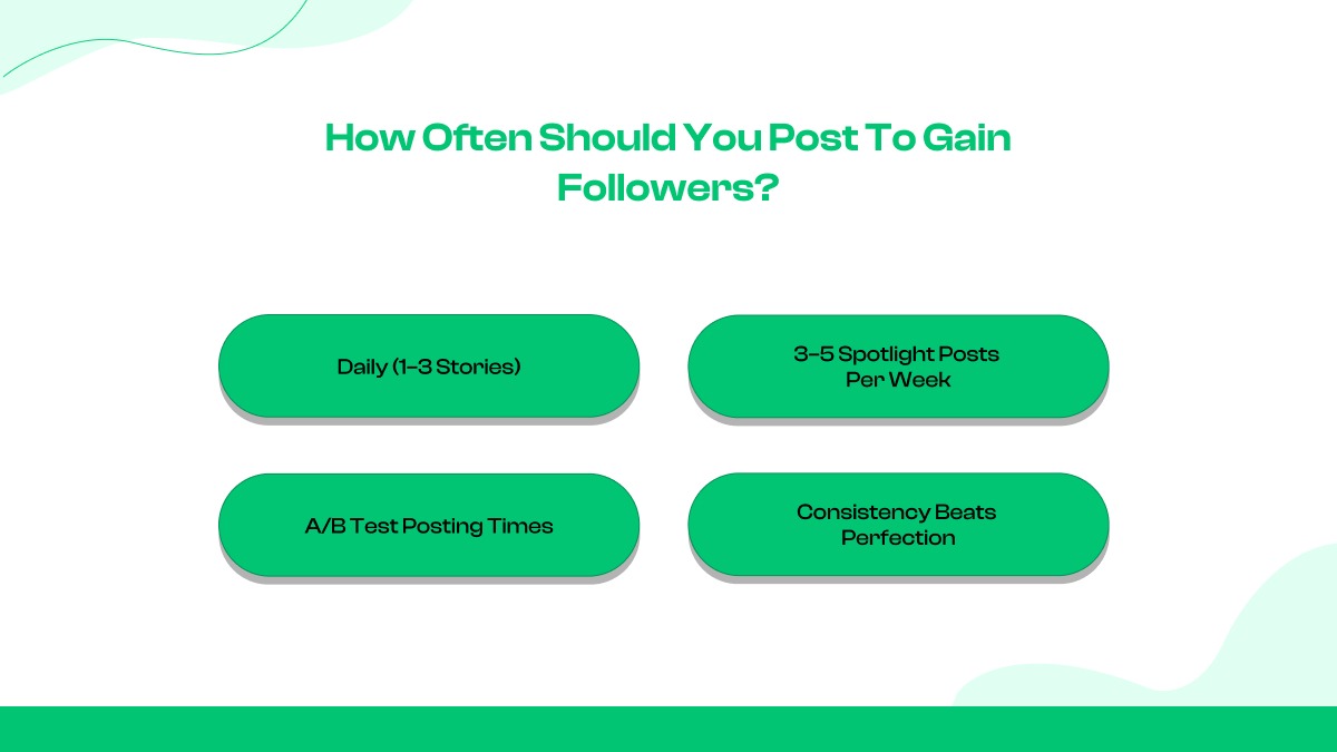 ¿Con qué frecuencia debes publicar para ganar seguidores?