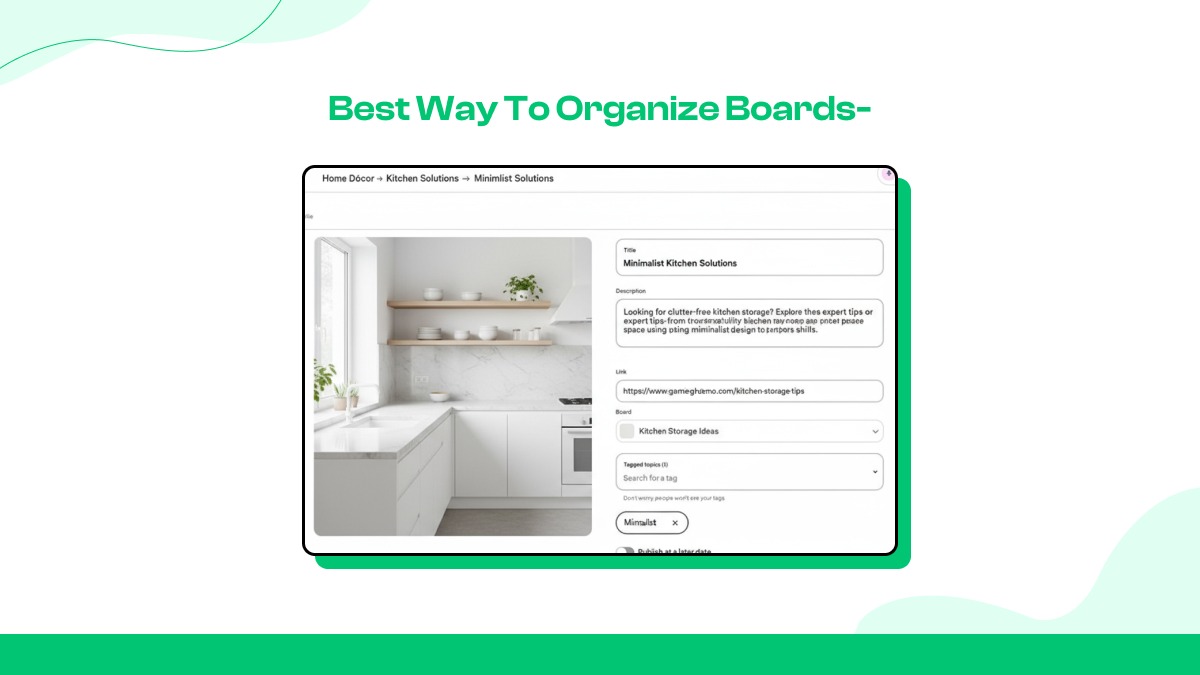 Best way to organize boards-