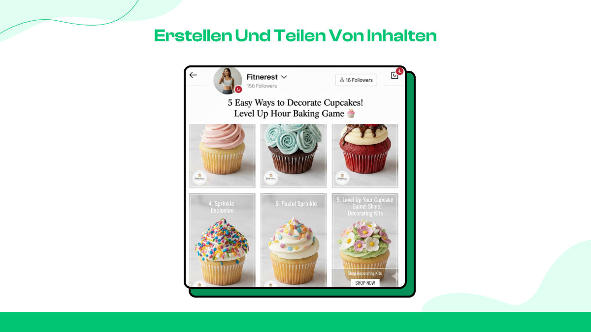  Erstellen und Teilen von Inhalten