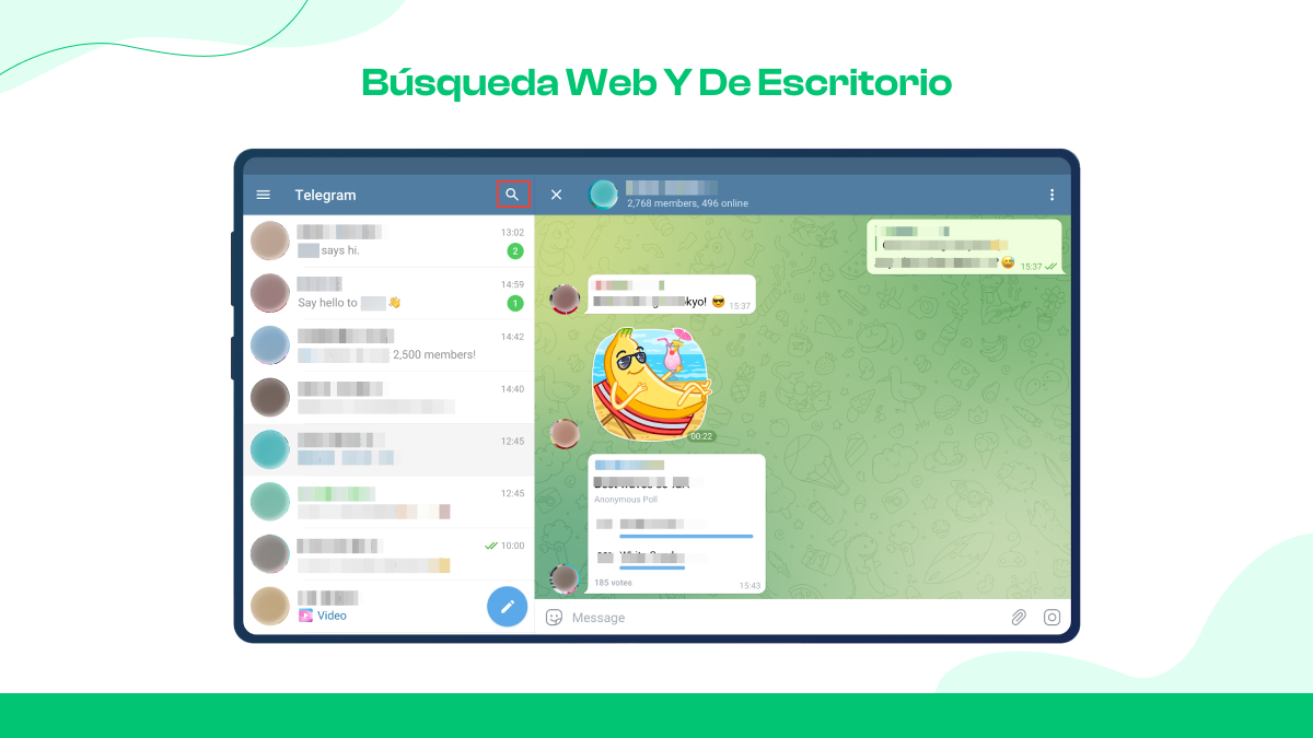 Búsqueda web y de escritorio